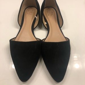 Target A New Day Black Flats Pointy NEW